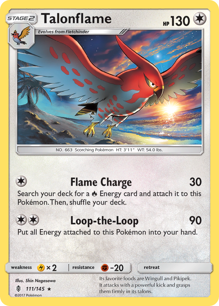 Talonflame — SM - Guardians Rising #111/145