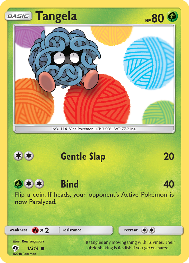 Tangela — SM - Lost Thunder #1/214