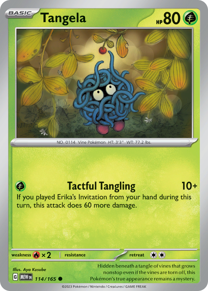 Tangela — SV: Scarlet & Violet 151 #114/165