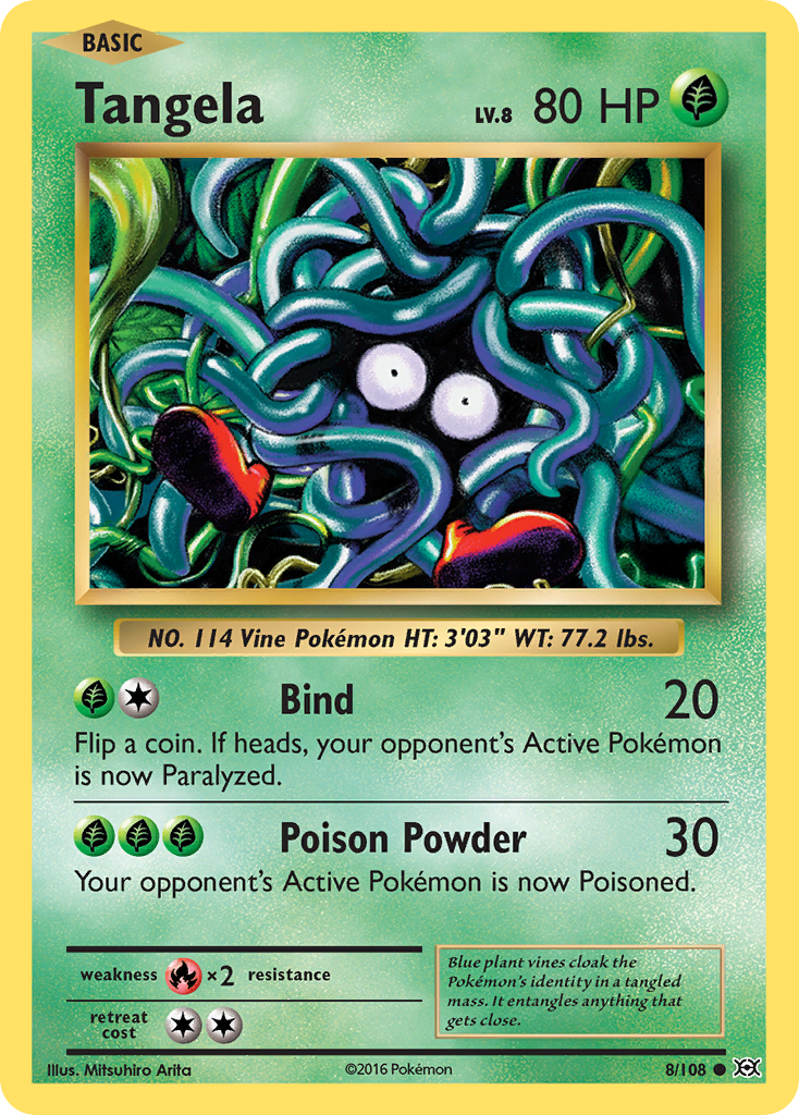 Tangela — XY - Evolutions #8/108