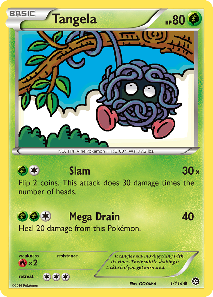Tangela — XY - Steam Siege #1/114