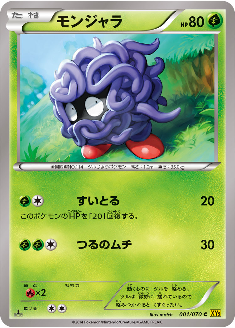Tangela — XY5-Bg: Gaia Volcano #001/070