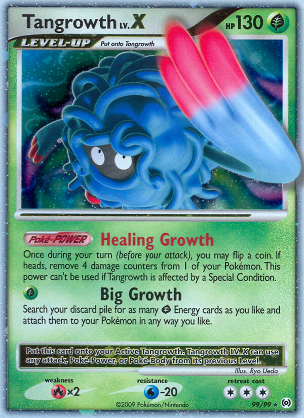 Tangrowth Lv.X — Arceus #99/99