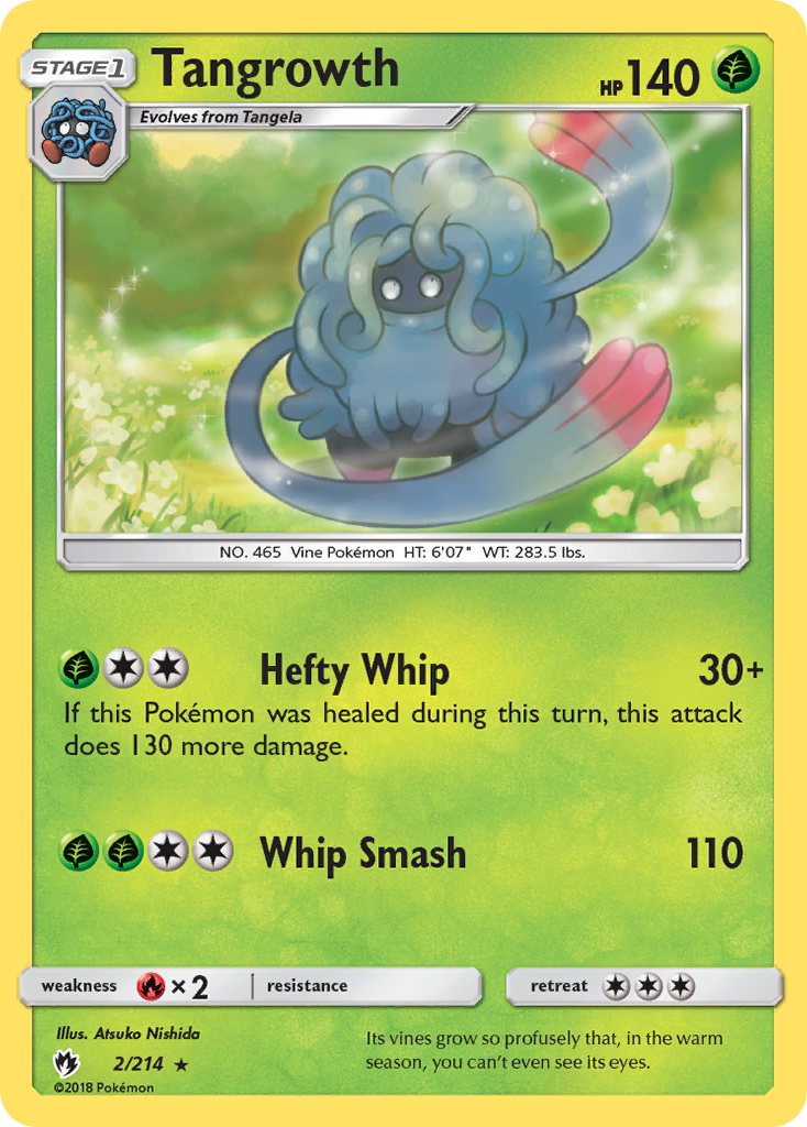 Tangrowth — SM - Lost Thunder #2/214