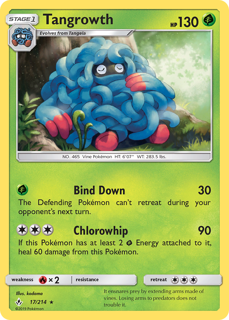 Tangrowth — SM - Unbroken Bonds #17/214