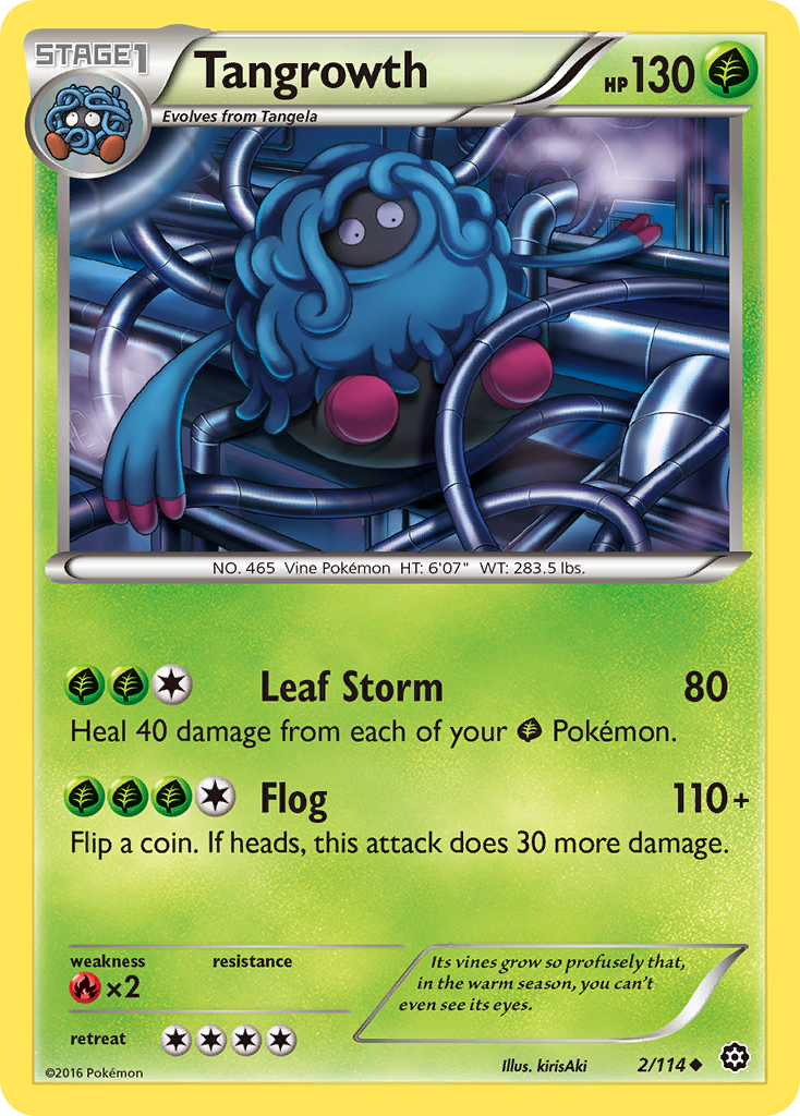 Tangrowth — XY - Steam Siege #2/114