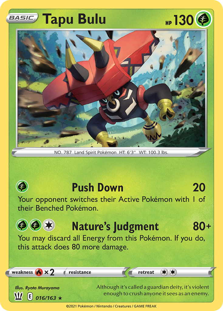Tapu Bulu — Deck Exclusives #016/163