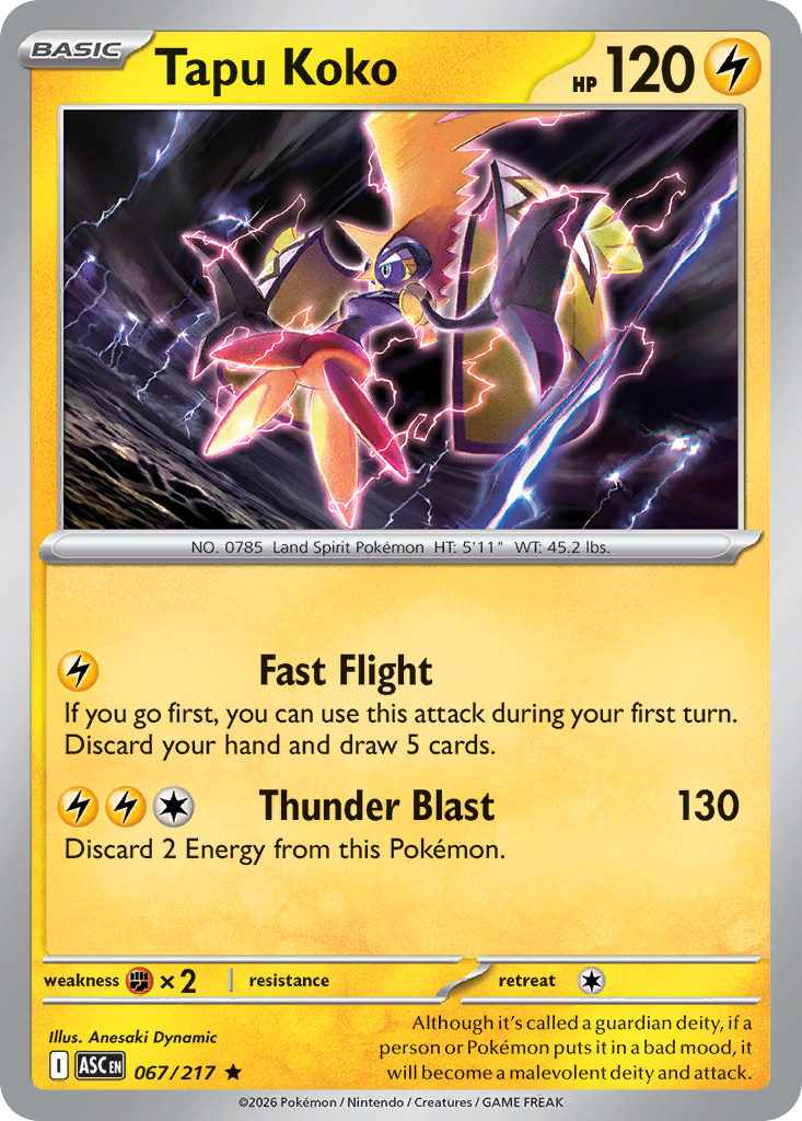Tapu Koko (Quick Ball)