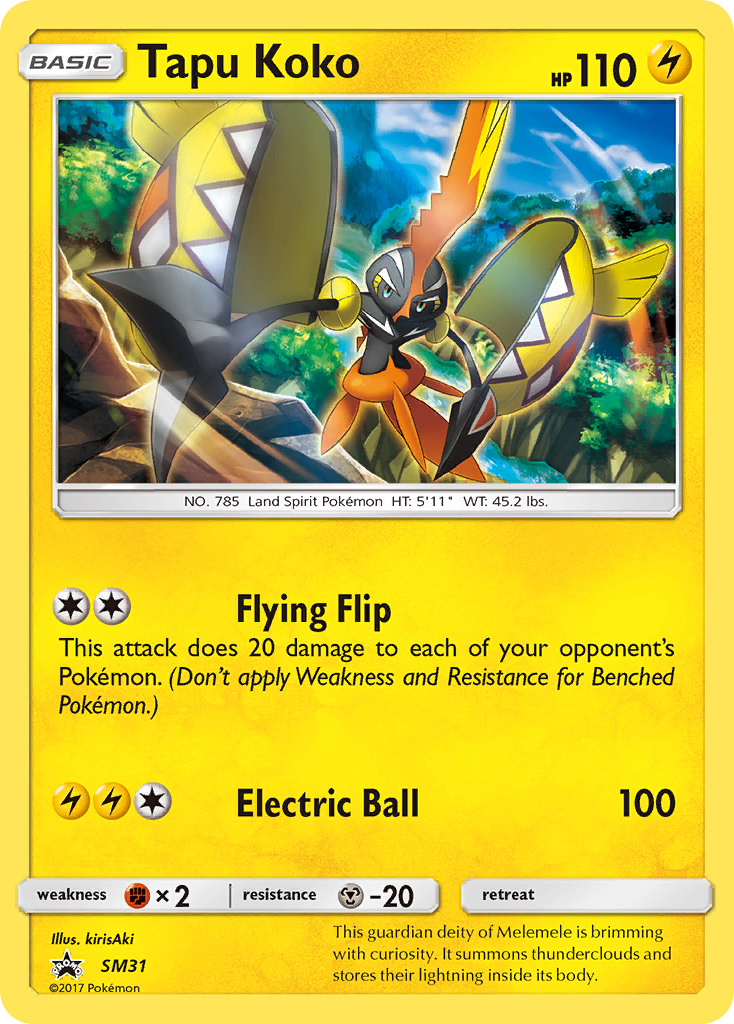 Tapu Koko — SM Promos #SM31