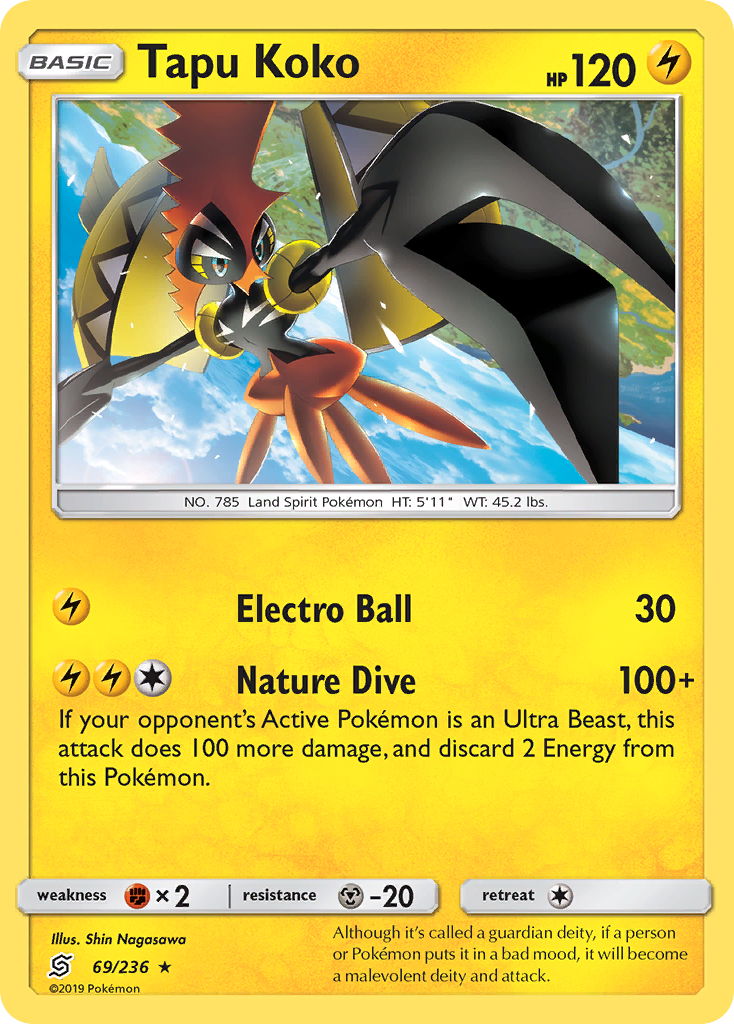 Tapu Koko — SM - Unified Minds #69/236