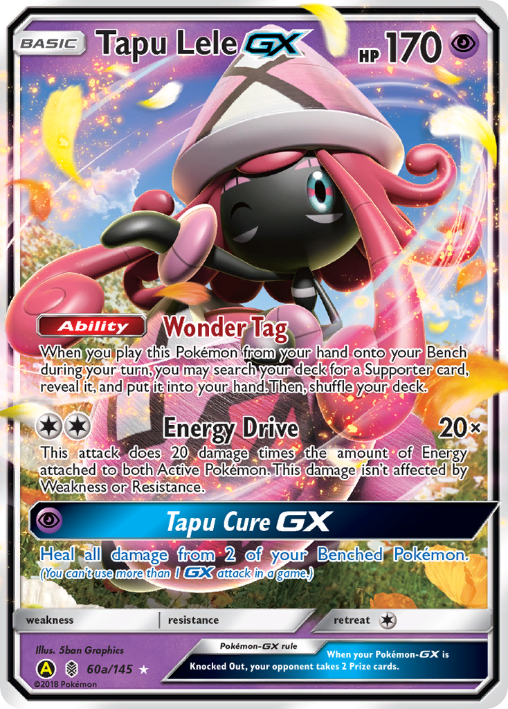 Tapu Lele GX — Jumbo Cards #060a/145