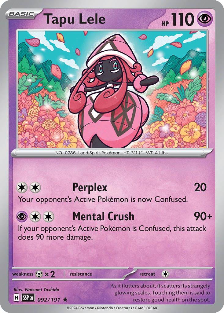 Tapu Lele — SV08: Surging Sparks #092/191
