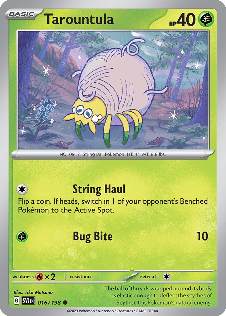 Tarountula — SV01: Scarlet & Violet Base Set #016/198