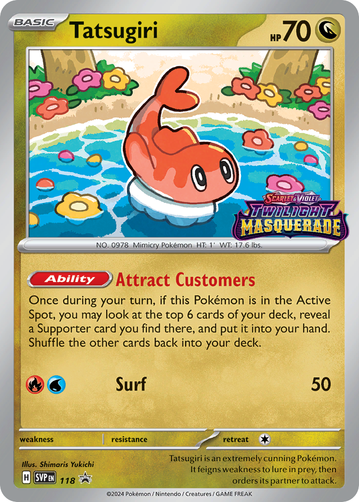 Tatsugiri — SV: Scarlet & Violet Promo Cards #118