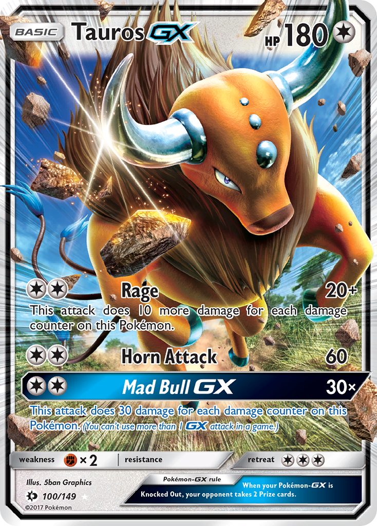 Tauros GX — SM Base Set #100/149