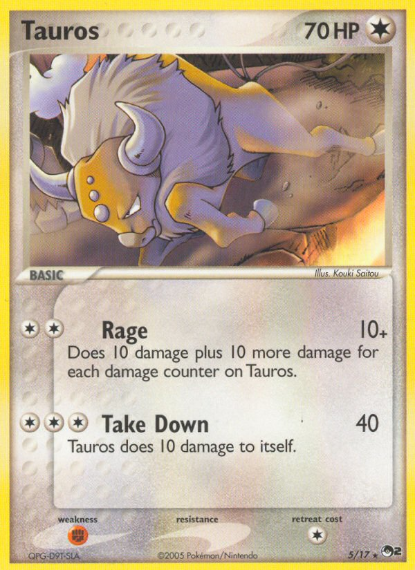 Tauros — POP Series 2 #005/017