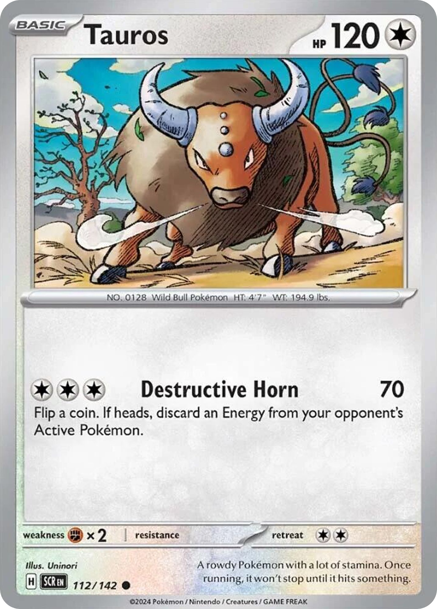 Tauros — SV07: Stellar Crown #112/142