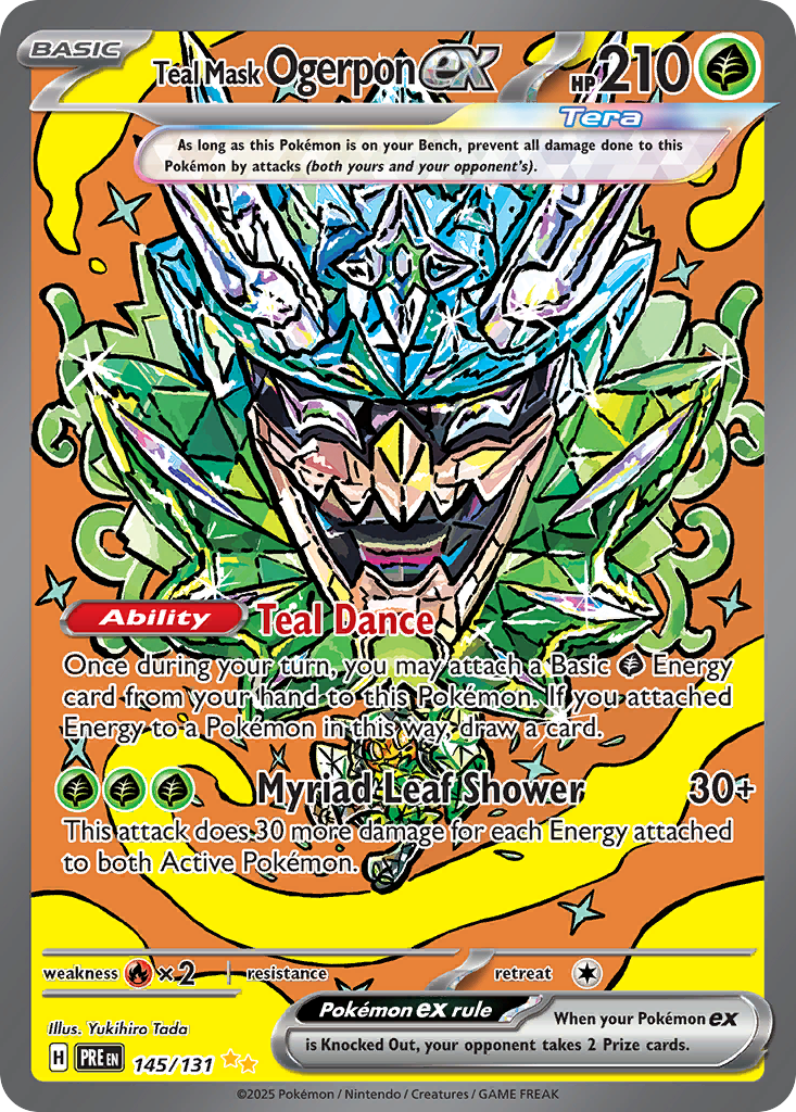 Teal Mask Ogerpon ex — SV: Prismatic Evolutions #145/131