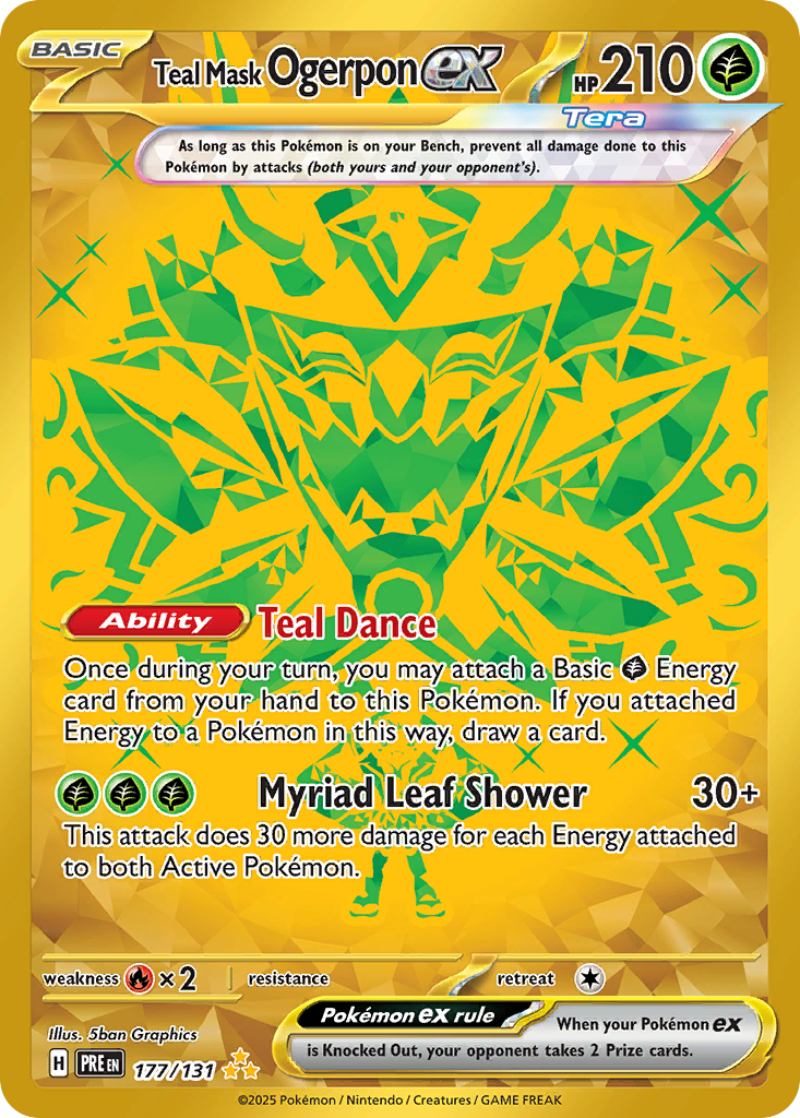 Teal Mask Ogerpon ex — SV: Prismatic Evolutions #177/131