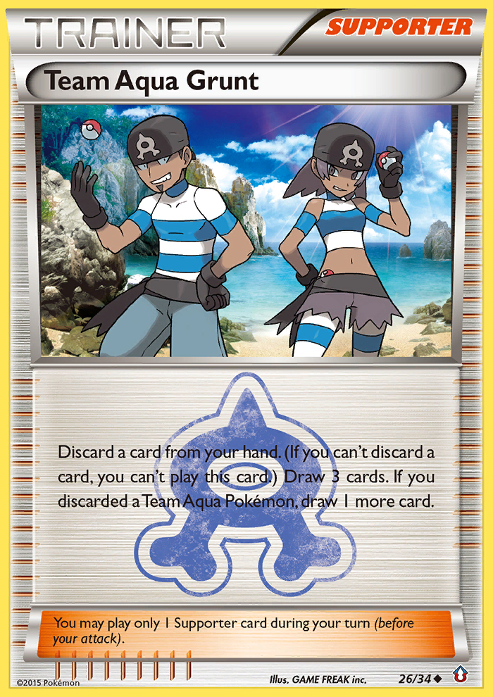 Team Aqua Grunt — Double Crisis #26/34