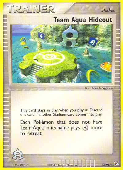 Team Aqua Hideout — World Championship Decks #78/95