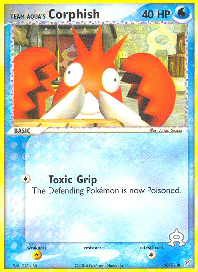 Team Aqua's Corphish — Team Magma vs Team Aqua #50/95
