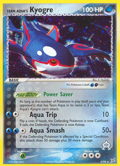 Team Aqua's Kyogre — Deck Exclusives #003/095