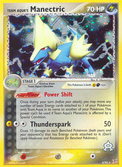 Team Aqua's Manectric — World Championship Decks #4/95