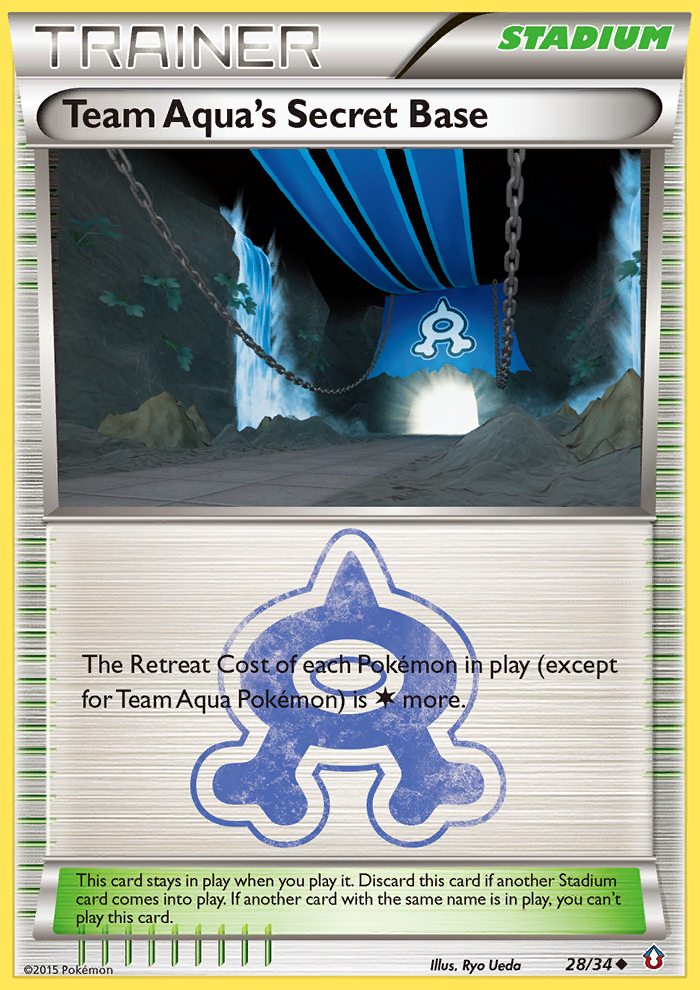 Team Aqua's Secret Base — Double Crisis #28/34