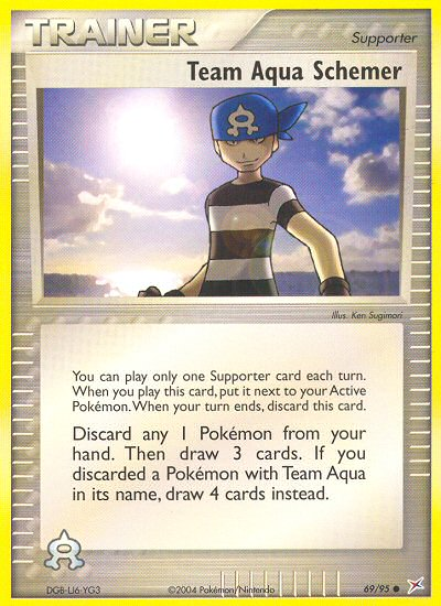 Team Aqua Schemer — Team Magma vs Team Aqua #69/95