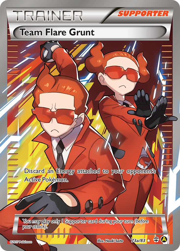 Team Flare Grunt — Alternate Art Promos #073a/083