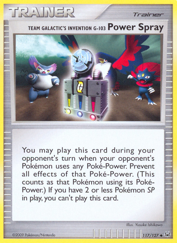 Team Galactic's Invention G-103 Power Spray — Platinum #117/127