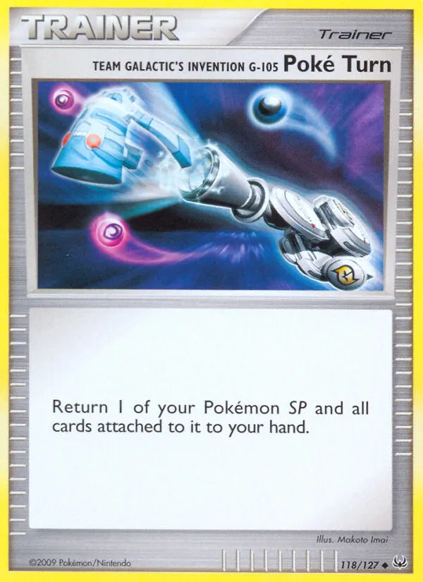 Team Galactic's Invention G-105 Poke Turn — Platinum #118/127