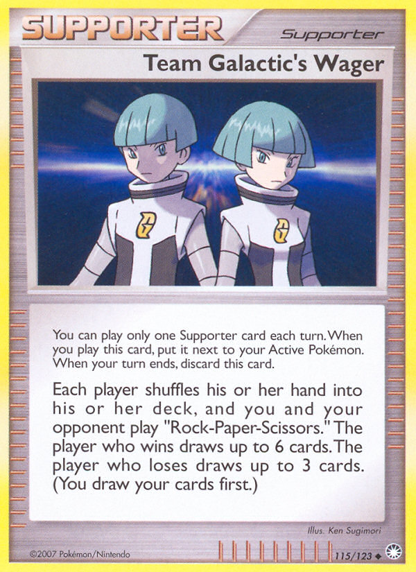 Team Galactic's Wager — World Championship Decks #115/123