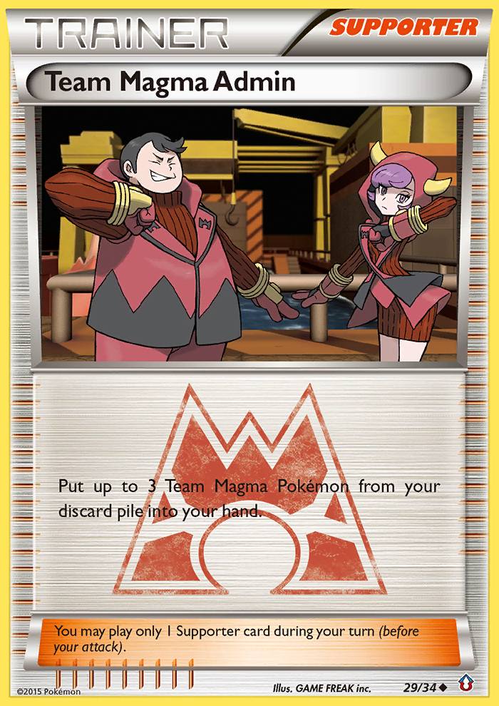 Team Magma Admin — Double Crisis #29/34