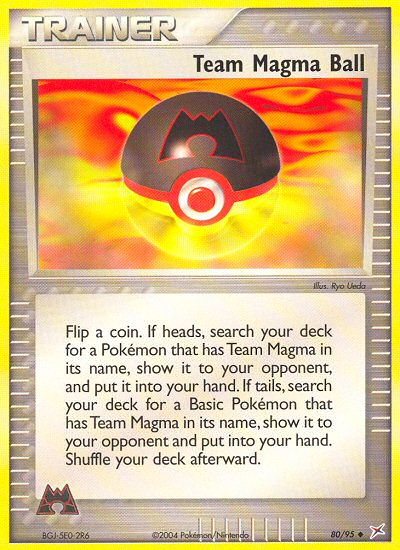 Team Magma Ball — World Championship Decks #80/95