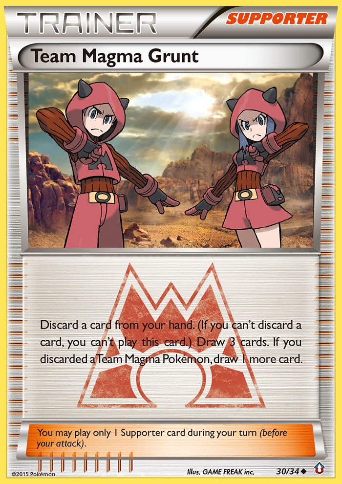 Team Magma Grunt — Double Crisis #30/34