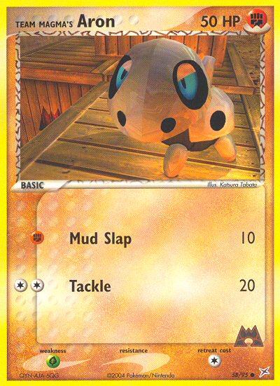 Team Magma's Aron — Team Magma vs Team Aqua #58/95