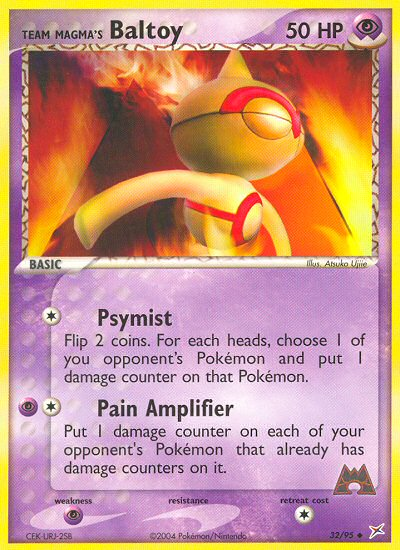 Team Magma's Baltoy — Team Magma vs Team Aqua #32/95