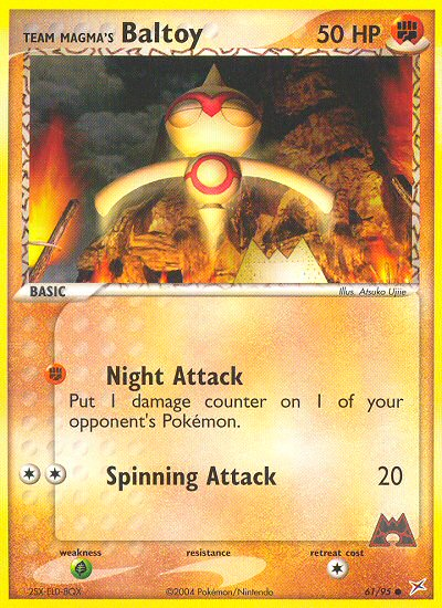Team Magma's Baltoy — Team Magma vs Team Aqua #61/95