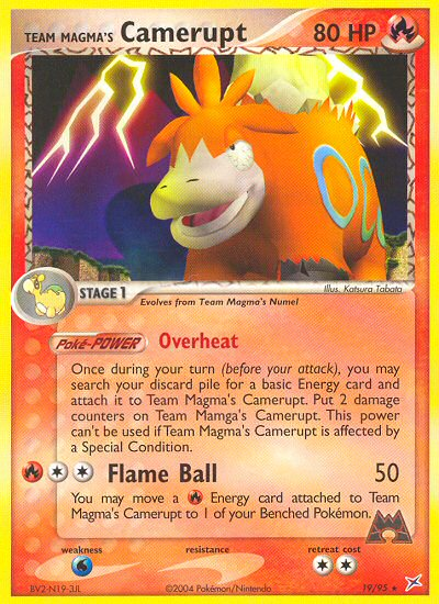 Team Magma's Camerupt — World Championship Decks #19/95