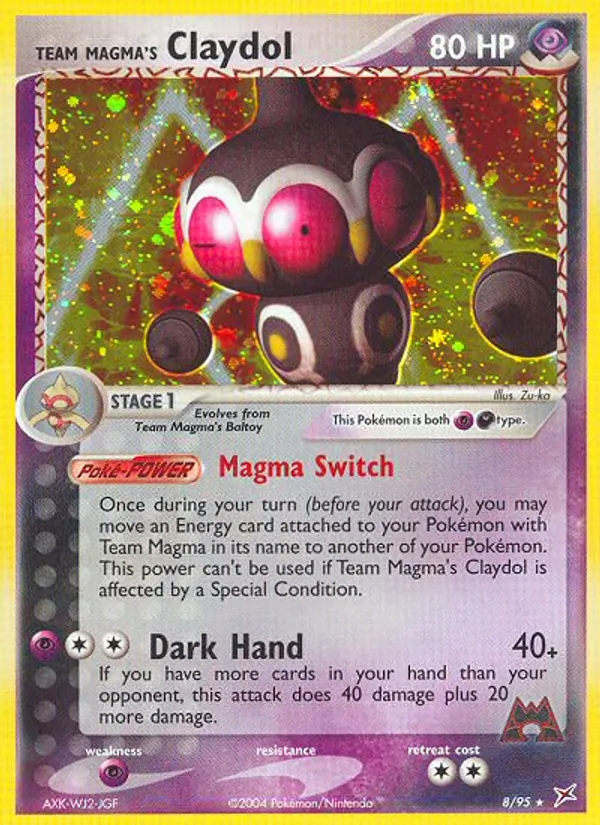 Team Magma's Claydol — Team Magma vs Team Aqua #8/95
