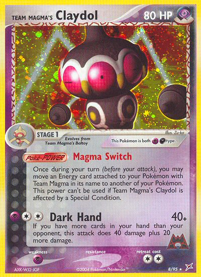 Team Magma's Claydol — World Championship Decks #8/95