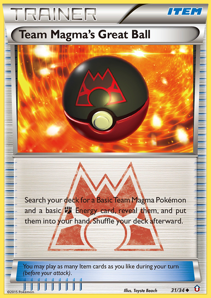 Team Magma's Great Ball — Double Crisis #31/34