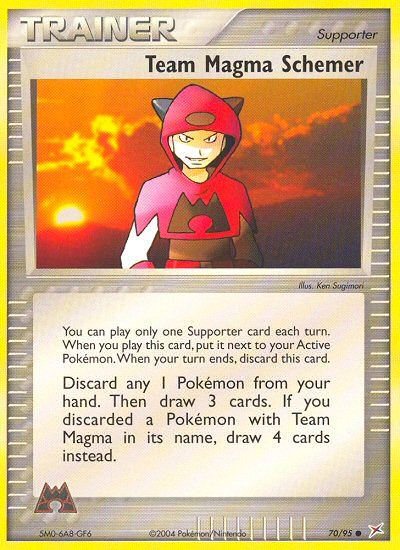 Team Magma Schemer — Team Magma vs Team Aqua #70/95
