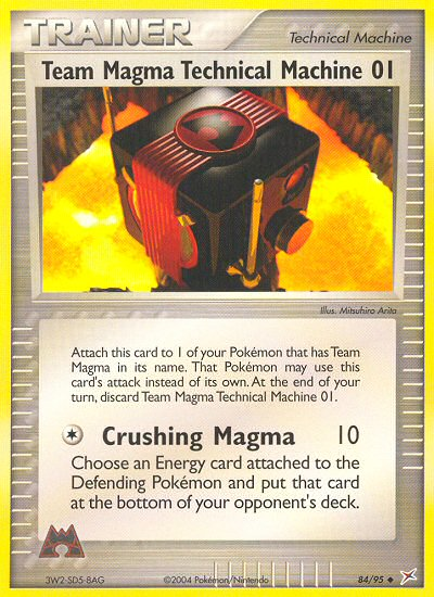 Team Magma Technical Machine 01 — Team Magma vs Team Aqua #84/95