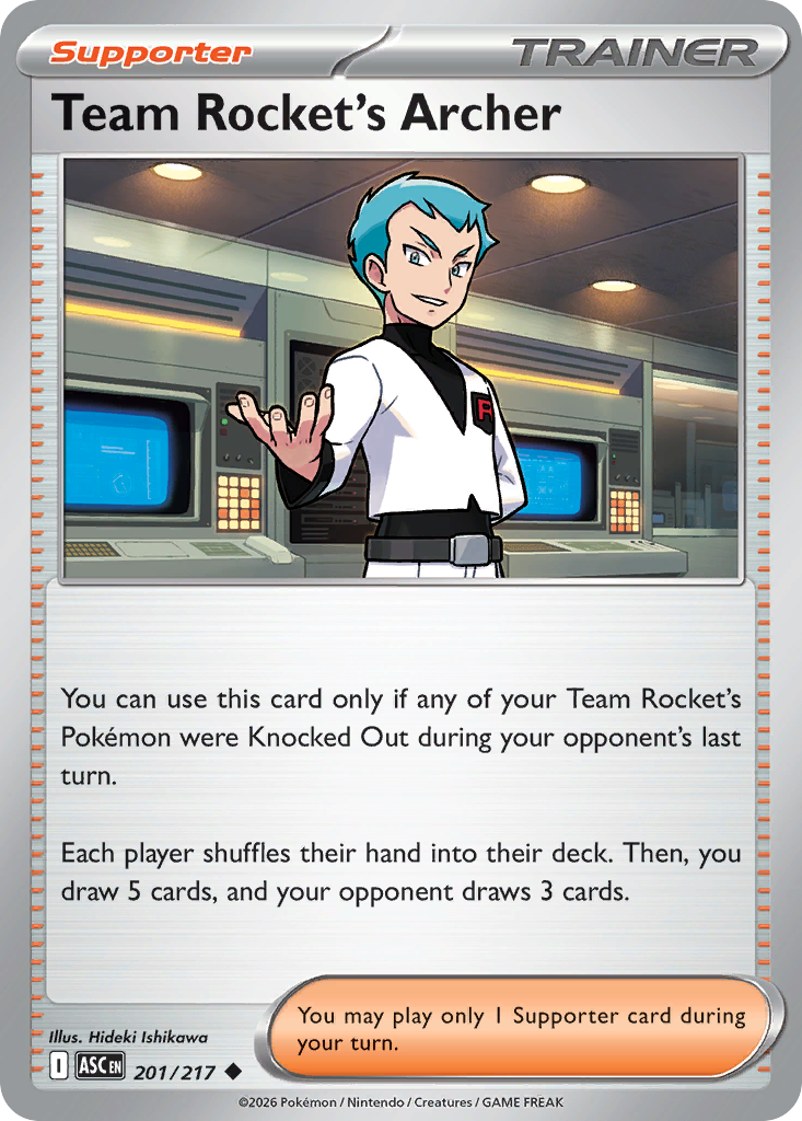 Team Rocket's Archer — ME: Ascended Heroes #201/217