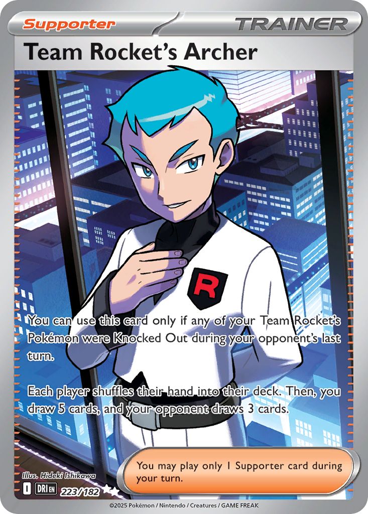 Team Rocket's Archer — SV10: Destined Rivals #223/182