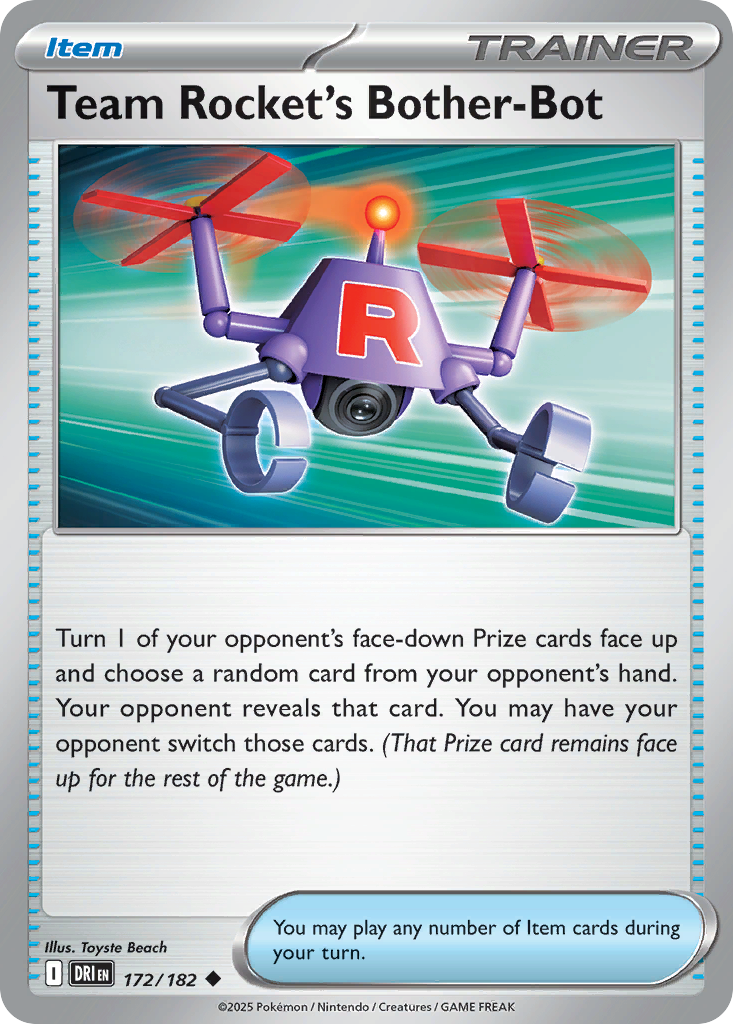 Team Rocket's Bother-Bot — SV10: Destined Rivals #172/182