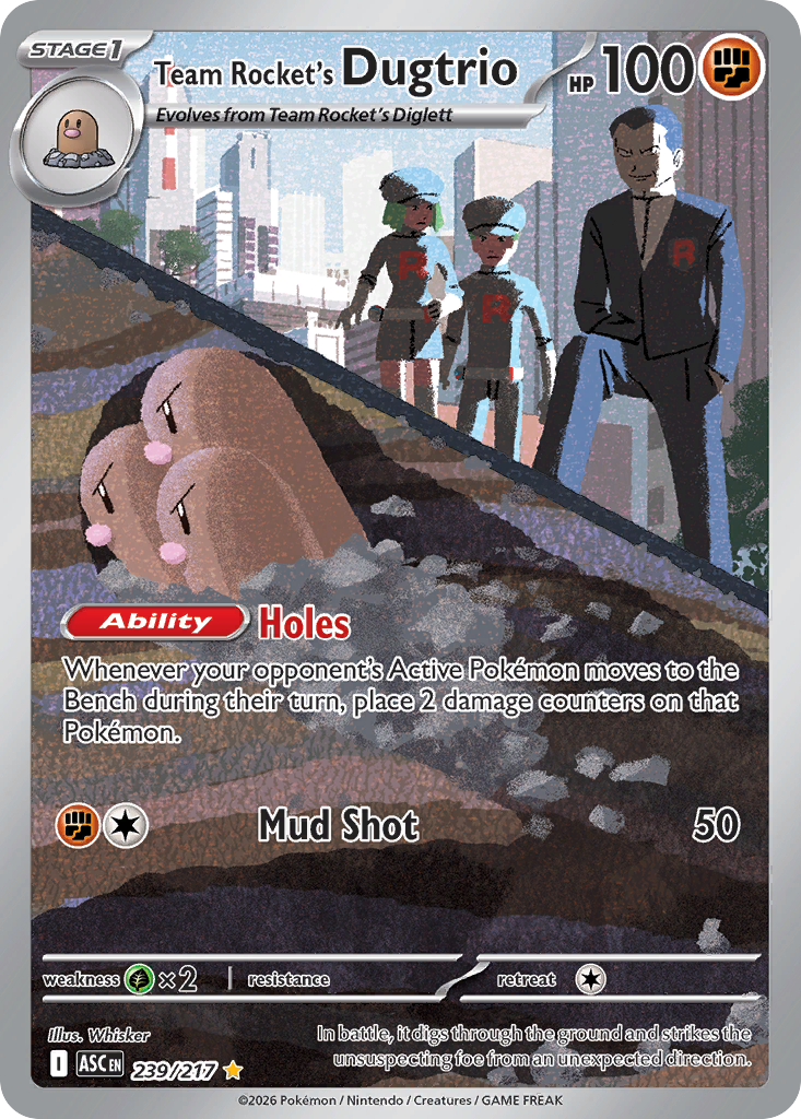 Team Rocket's Dugtrio — ME: Ascended Heroes #239/217